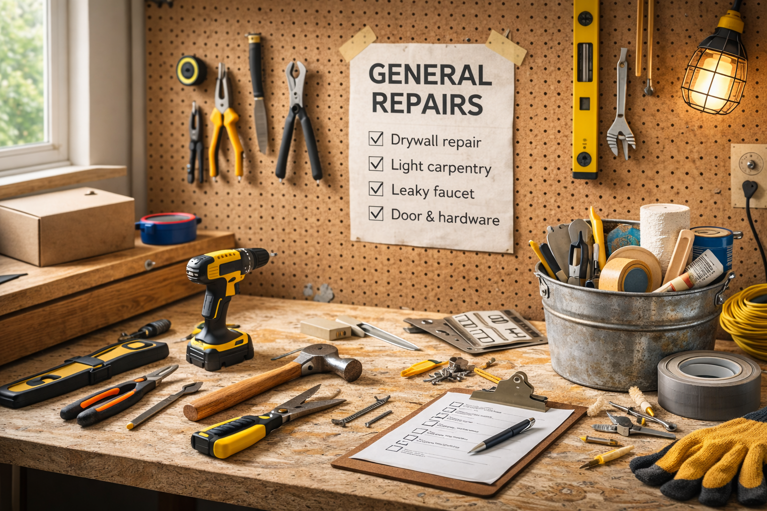 Drywall repair and patching by Affordable Handyman NWA in Fayetteville Arkansas